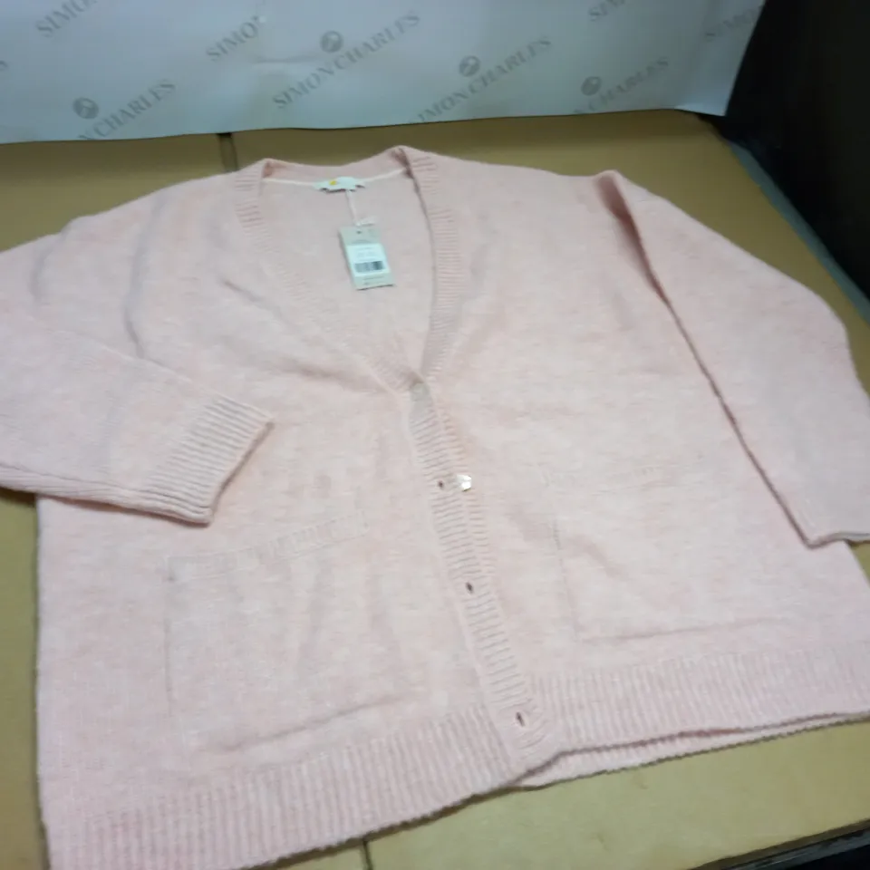 BODEN PINK CARDIGAN - UK 12