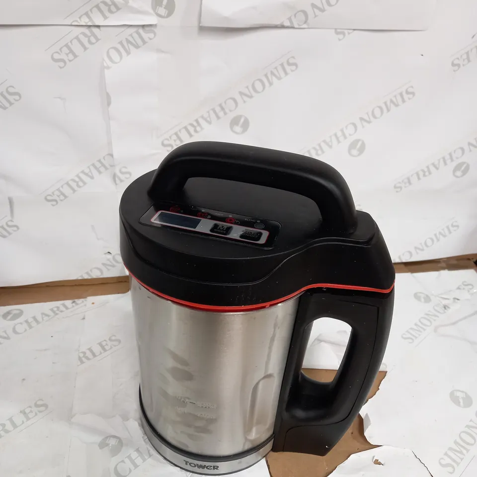 TOWER T12055 SOUP & SMOOTHIE MAKER WITH INTELLIGENT CONTROL SYSTEM AND STAINLESS STEEL JUG