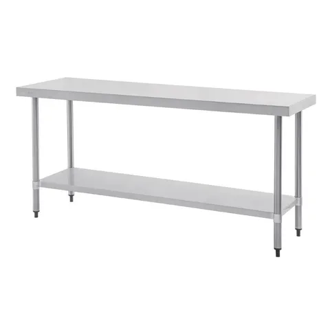 BOXED VOGUE STAINLESS STEEL PREP TABLE
