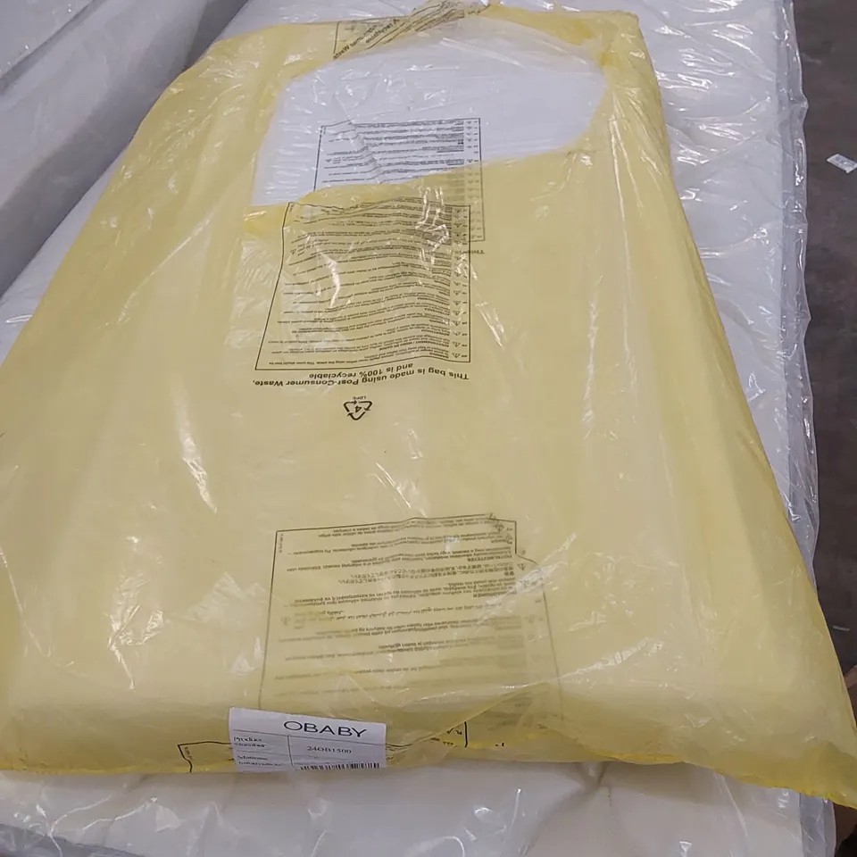 QUALITY BAGGED OBABY FIBRE COT MATTRESS // SIZE: 100 X 50cm