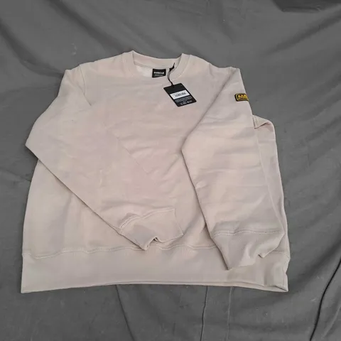 BARBOUR INTERNATIONAL BEIGE JUMPER SIZE M