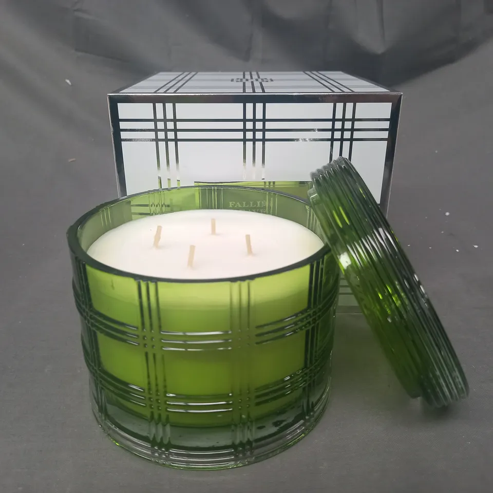 BOXED SLATKIN & CO FALLING LEAVES SCENTED CANDLE