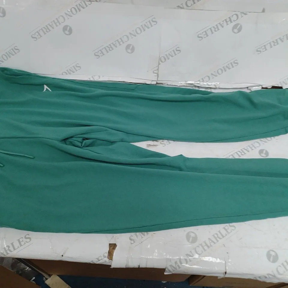 GYMSHARK GREEN LOGO JOGGERS- MEDIUM
