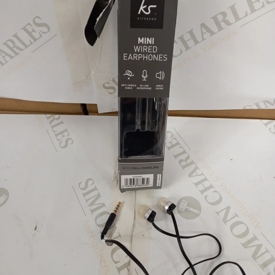 KITSOUND MINI WIRED EARPHONES
