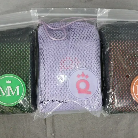 BOX OF APPROXIMATELY 20 ASSORTED QUEENS DON'T QUIT RESISTANCE BANDS IN VARIOUS COLOURS