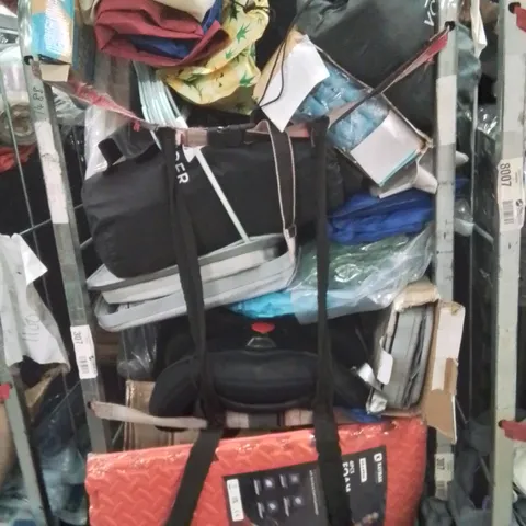 CAGE OF ASSORTED HOUSEHOLD GOODS AND PRODUCTS TO INCLUDE;CAR SEAT,PET POOL,WASHING BASKET 