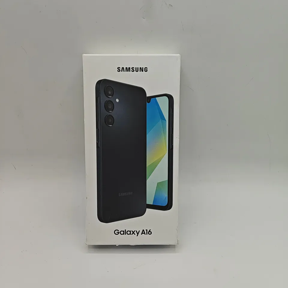 BOXED SAMSUNG GALAXY A16 4/128GB IN BLACK - SM-A165F