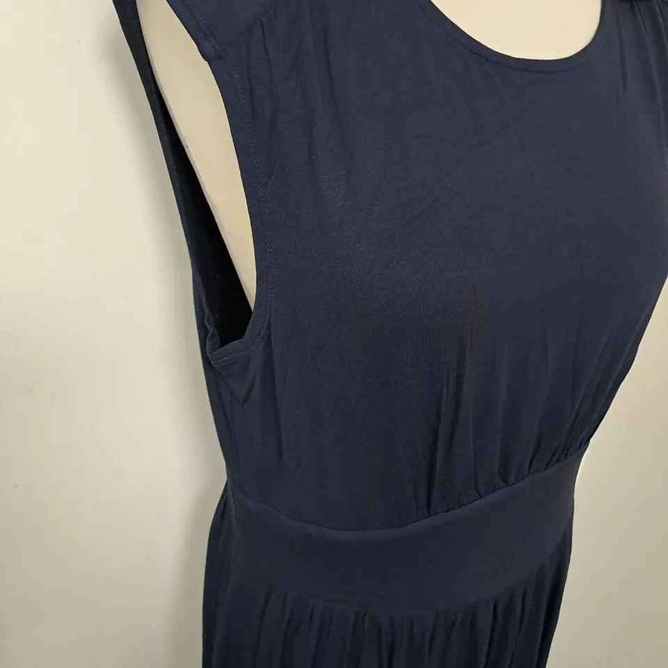 BODEN NAVY SLEEVELESS DRESS - UK 14R 