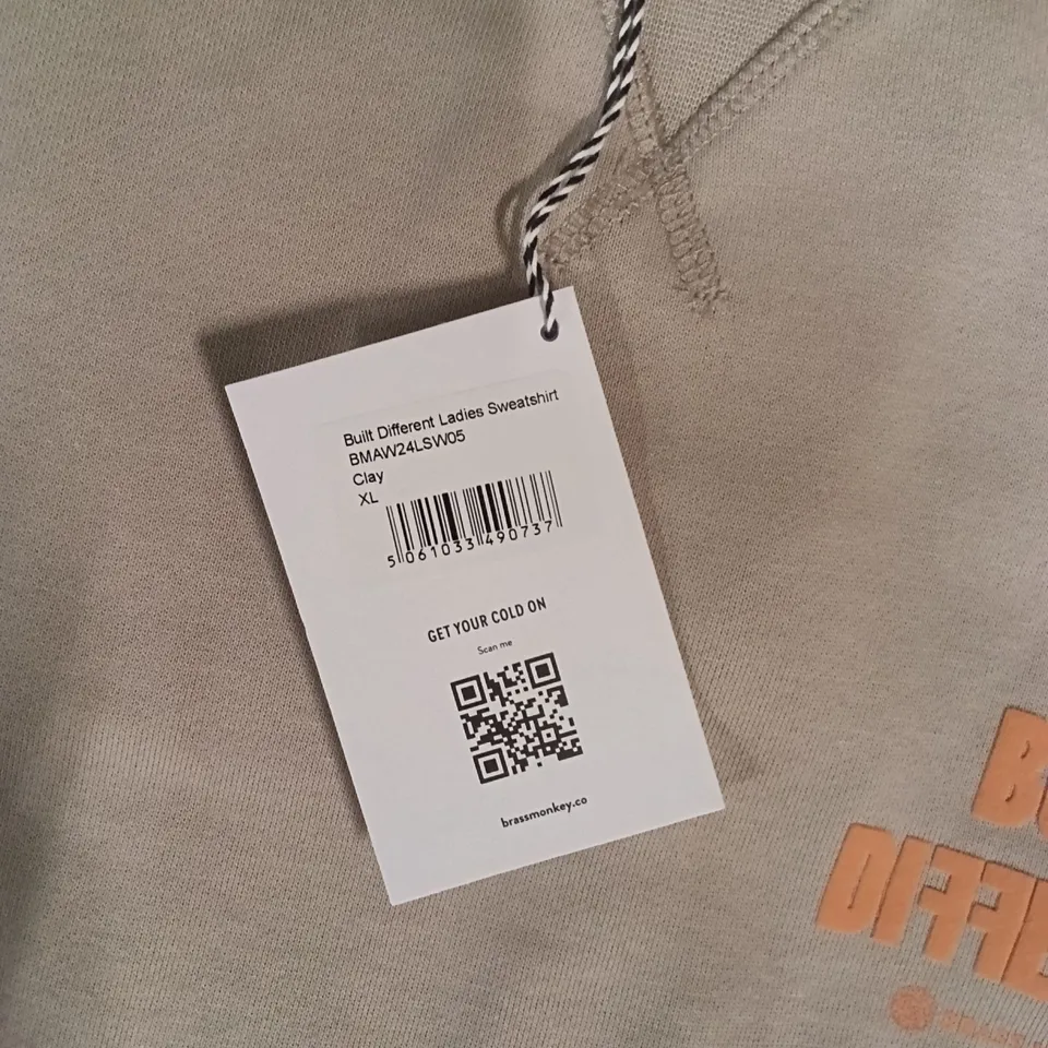 BOX OF BRASS MONKEY SWEATS - CLAY SIZE XL APPROXIMATELY 11