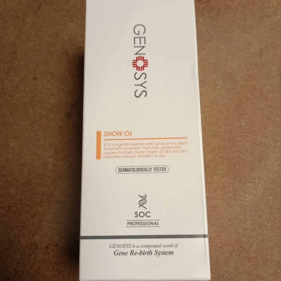 GENOSIS SNOW O2 GENTLE SKINCARE CLEANSER – DERMATOLOGICALLY TESTED