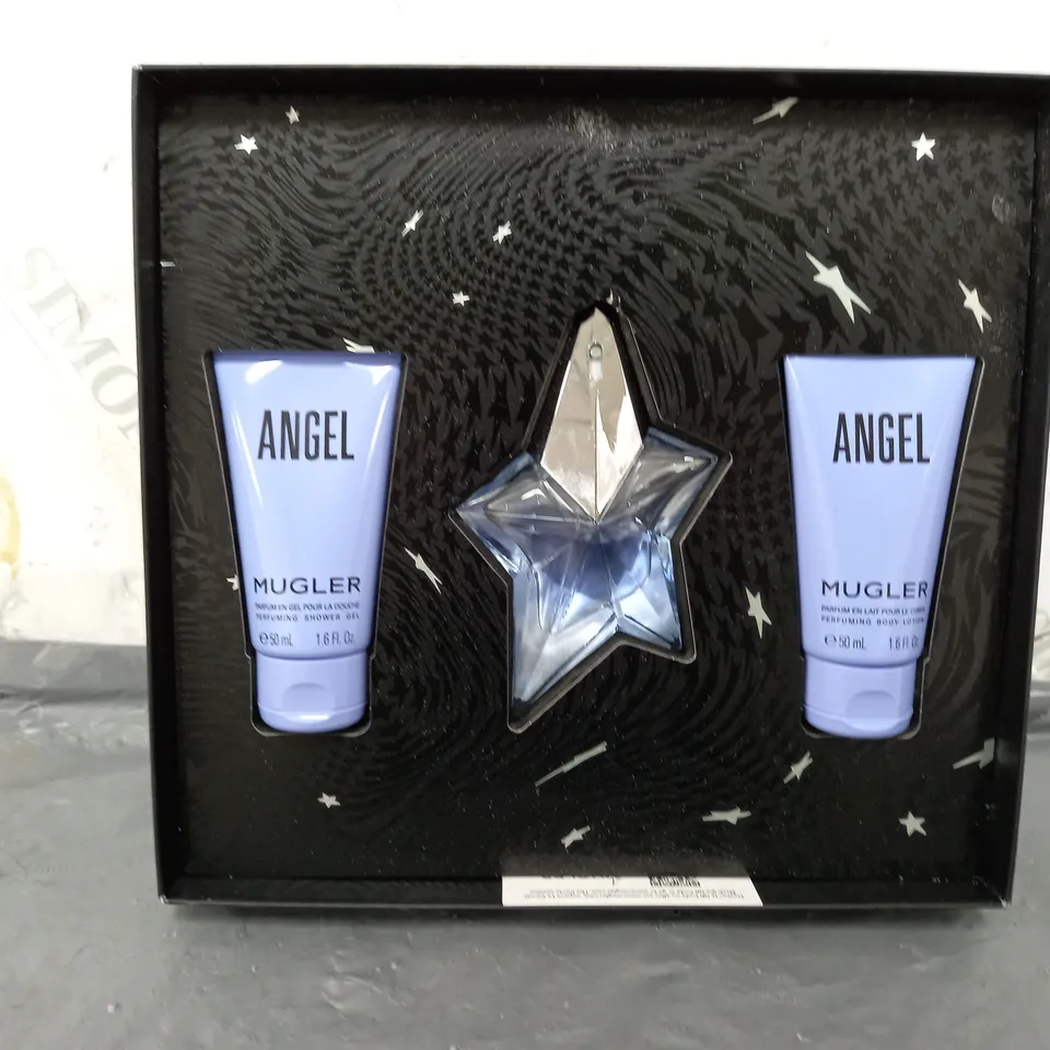 BOXED MUGLER ANGEL EAU DE PARFUM 25ML GIFT SET