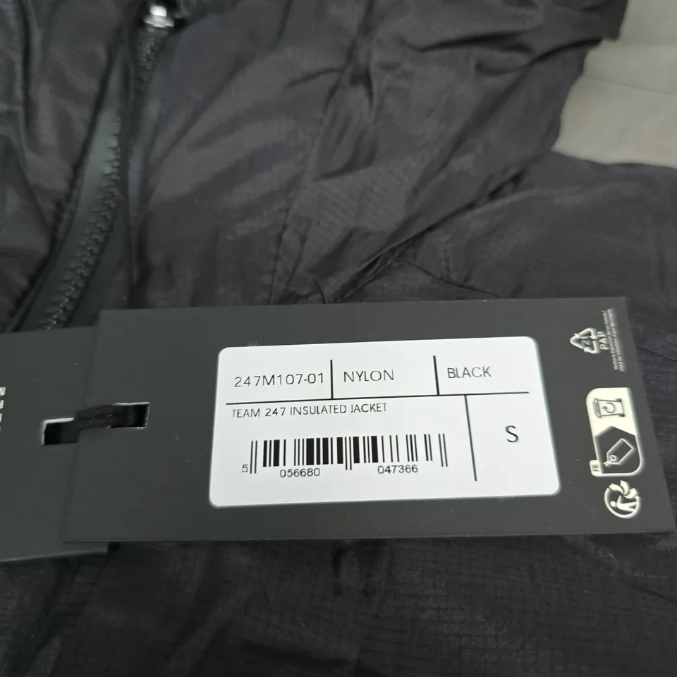 REPRESENT TEAM 247 INSULATED NYLON JACKET – BLACK, SIZE S