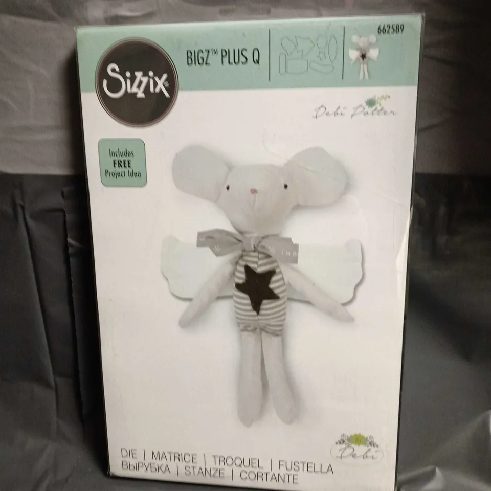 SIZZIX BIGZ PLUS Q DIE - MOUSE SOFTEE PATTERN (ELLISON)