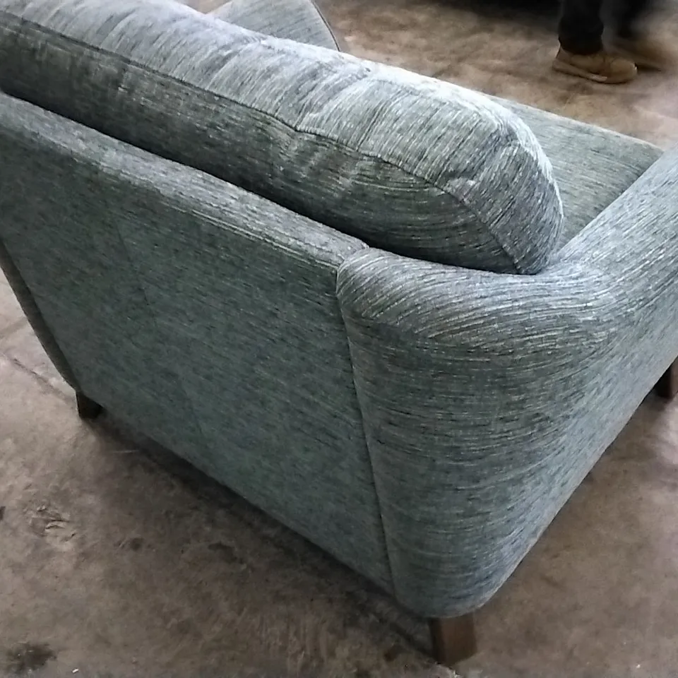 QUALITY BRITISH DESIGNED & MANUFACTURED G PLAN HATTON FORMAL BACK SNUGGLER POWER RECLINER CHAIR WAFFLE MARINE FABRIC  