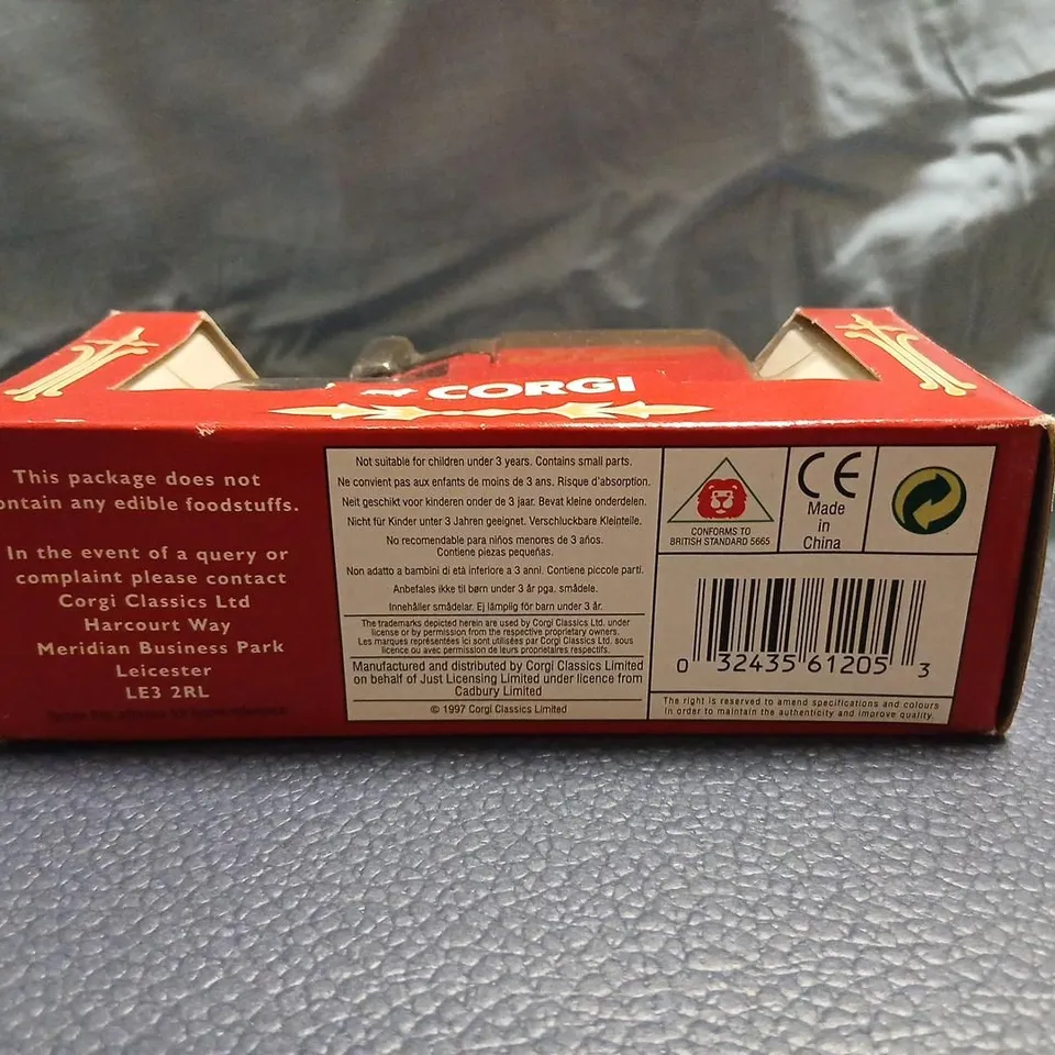 CORGI VINTAGE SELECTION DIE-CAST TOY LORRY IN CADBURY'S PACKAGING