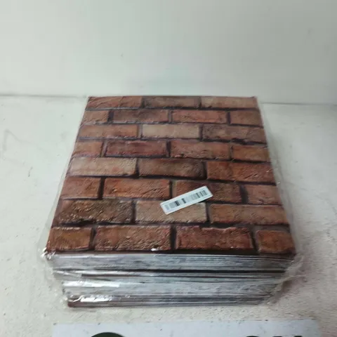DECORATIVE BRICK-PATTERN WALLPAPER PANELS 