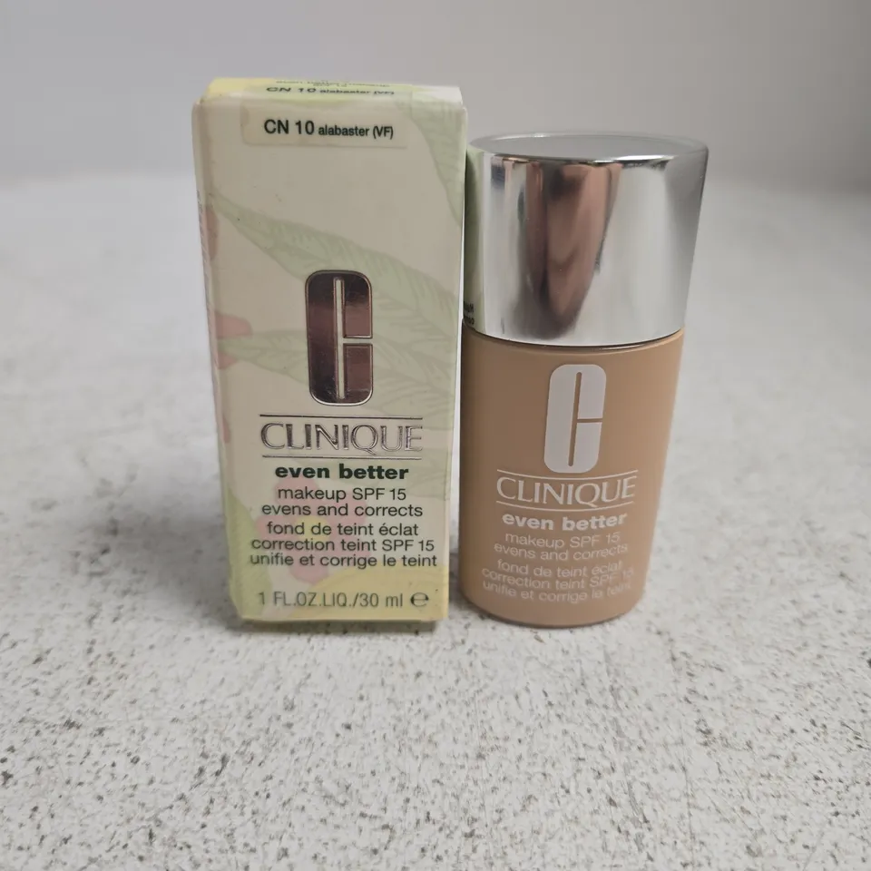 BOXED CLINQUE EVEN BETTER MAKEUP SPF15 CN 10 ALABASTER (30ML)