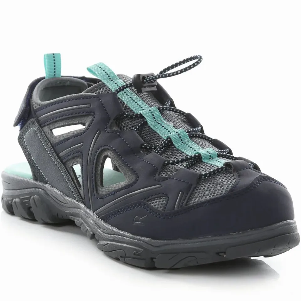 REGATTA WOMENS WESTSHORE II CLOSED TOE ADJUSTABLE WALKING HIKING SANDALS SIZE 6