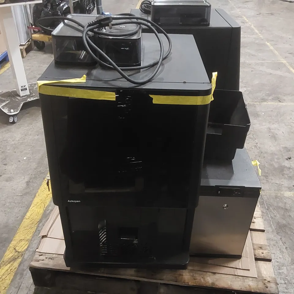 AZKOYEN VITRO COMMERCIAL COFFEE MACHINE WITH MILK CHILLER