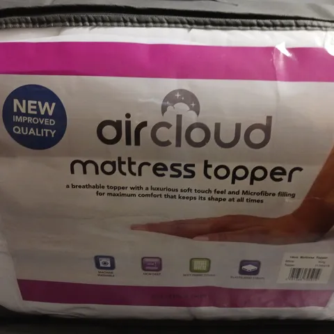 AIRCLOUD HOTEL QUALITY MATTRESS TOPPER KING BED 10CM