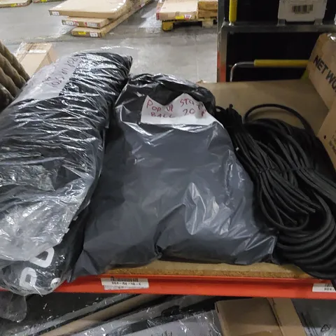 4 X ASSORTED STOP THAT BALL FOOTBALL NETS AND EXTRA SPORTS CHORD
