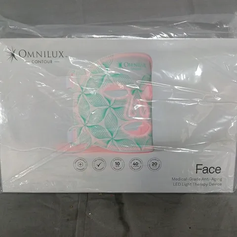 SEALED OMNILUX CONTOUR FACE LED LIGHT THERAPY DEVICE 
