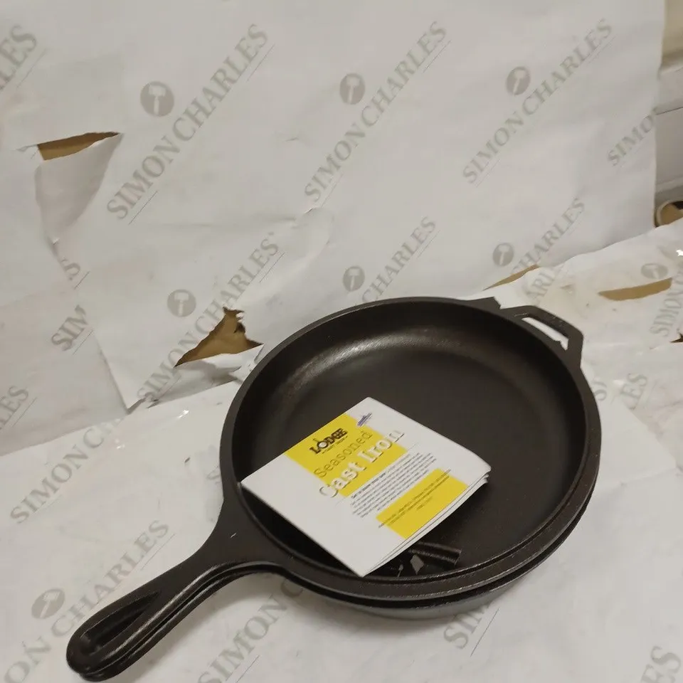 LODGE 3.2 QUART PRE-SEASONED CAST IRON COMBO COOKER