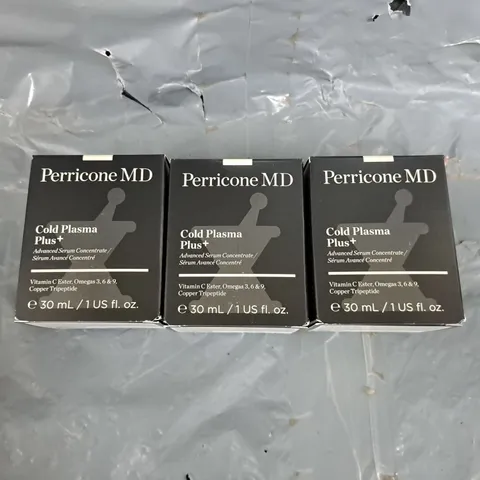 3 BOXED PERRICONE MD COLD PLASMA PLUS+ 30ML