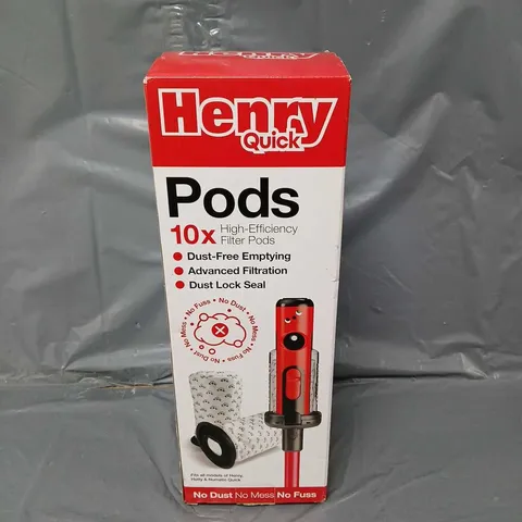 BOXED HENRY PODS X10 - FILTER PODS