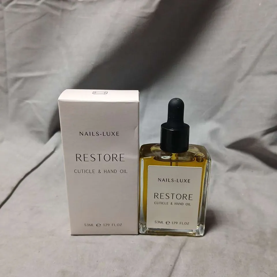 NAILS-LUXE RESTORE CUTICLE & HAND OIL – 53ML