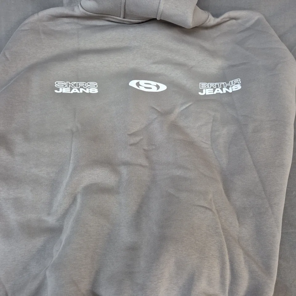 SISTERS AND SEEKERS STATEN HOODIE IN WOLF GREY SIZE MEDIUM