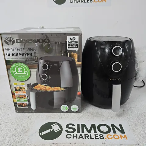 DAEWOO HEALTHY LIVING 4L AIR FRYER - BOXED