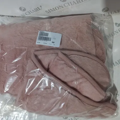 BOXED COZEE HOME VELVETSOFT HEATED THROW IN PINK