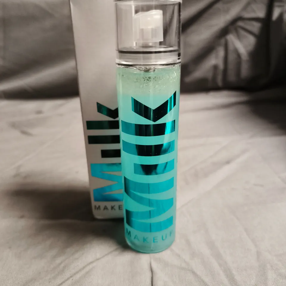 MILK MAKEUP MAKE-UP BOTTLE WITH TURQUOISE LIQUID - 100ML