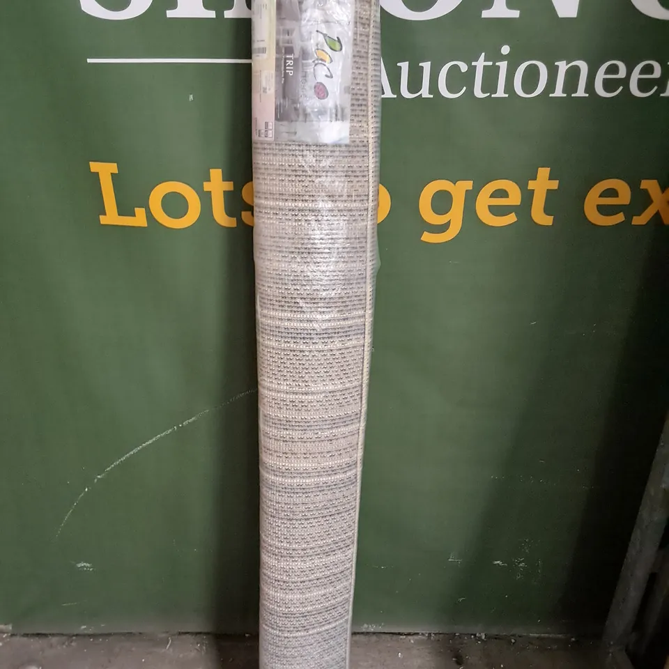 BRAND NEW PACO TRIP RUG IN ANTHRACITE - 140X200CM