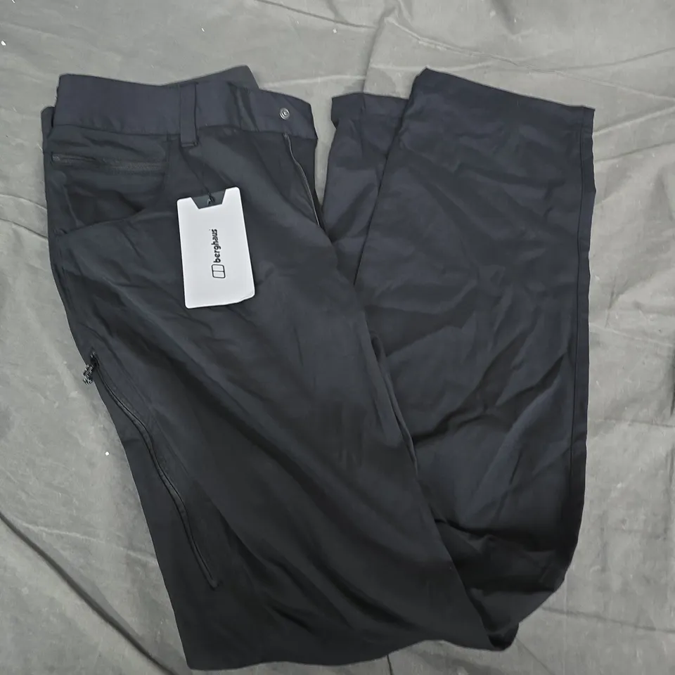 BERGHAUS MORTLER 2.0 PANT – BLACK, UK 34, MEN'S HIKING TROUSERS