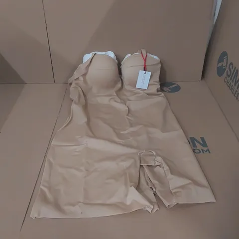 BOX CONTAINING APPROXIMATELY 13x BRAND NEW MAGISCULPT ALMOND BODYSUITS - SIZE 40B