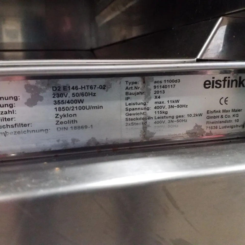 2 X VARITEK INDUCTION HOS ON A VARITHEK AIR CLEANING SYSTEM