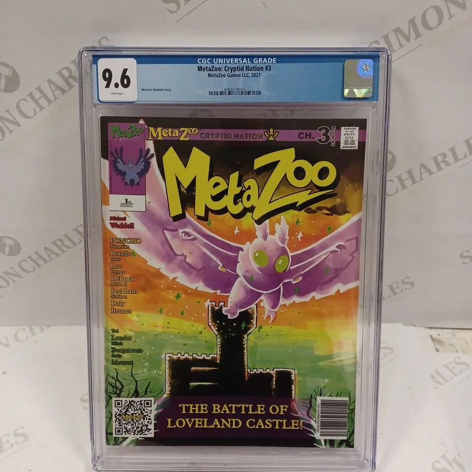 CGC UNIVERSAL GRADE METAZOO: CRYPTID NATION #3 