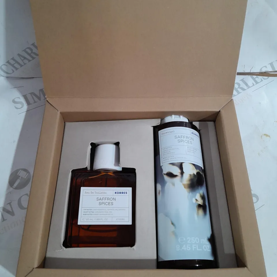 KORRES 2 PIECE SAFFRON SPICES LAYERING COLLECTION