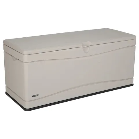 BOXED LIFETIME 324.87 CM X 1662.21L WATER RESTIANT OUTDOOR STORAGE BOX ( 1 BOX )