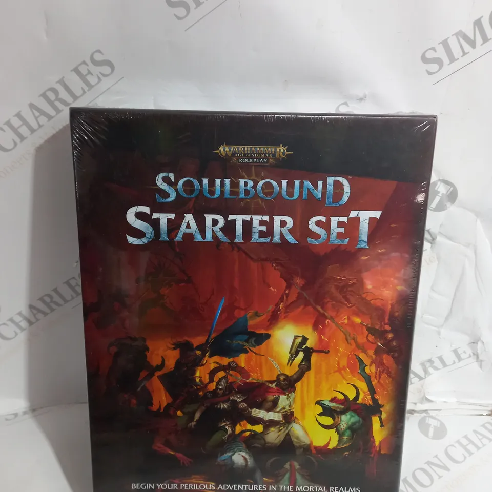 SEALED WARHAMMER AGE OF SIGMAR ROLEPLAY RPG SOULBOUND STARTER SET