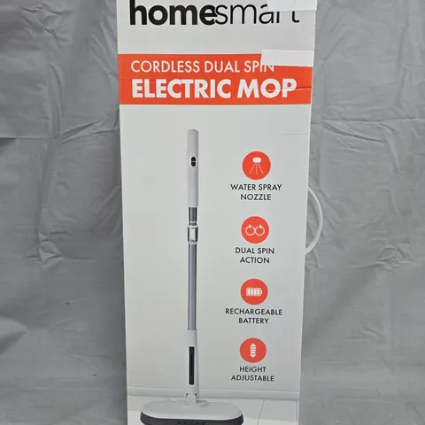 HOMESMART CORDLESS DUAL-SPIN ELECTRIC MOP