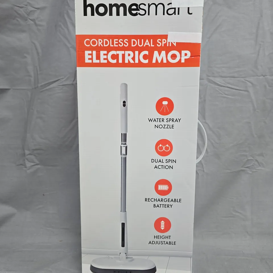 HOMESMART CORDLESS DUAL-SPIN ELECTRIC MOP