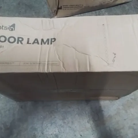 BOXED LIGHTS IN FLOOR LAMP