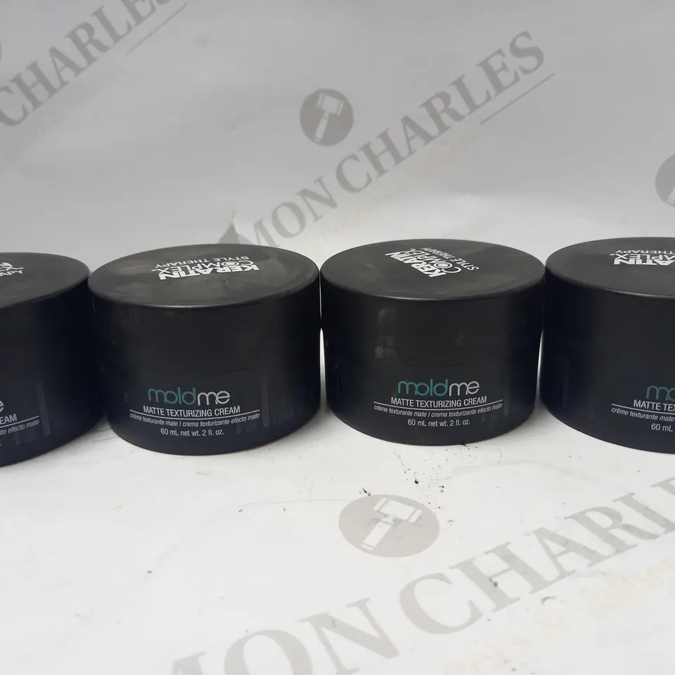 LOT OF 4 X 60ML KERATIN COMPLEX MOLD ME MATTE TEXTURIZING CREAM