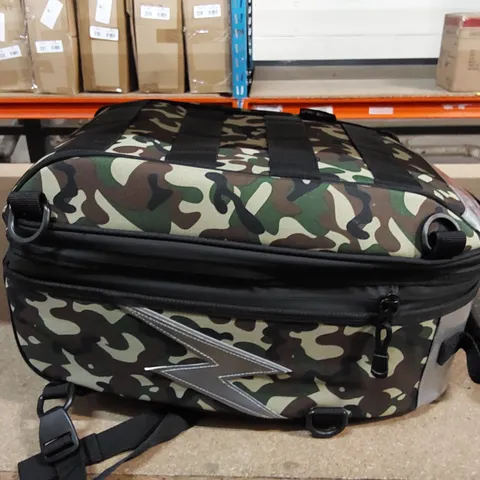 BOXED EXTREME WORLD MOTORCYCLE BAG - CAMOUFLAGE (1 BOX)