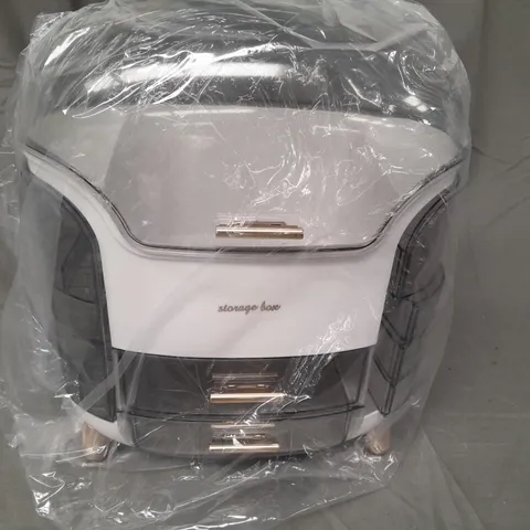 BOXED UNBRANDED STORAGE BOX IN WHITE