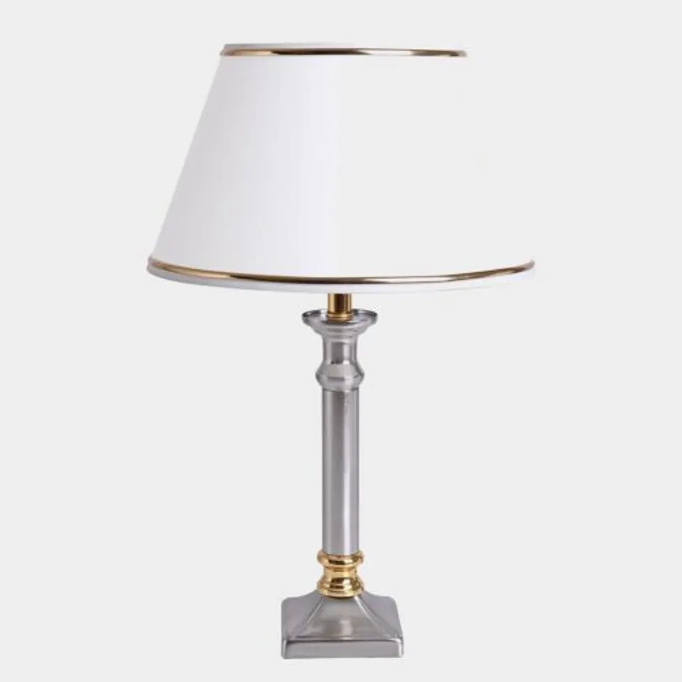 NAVE KEANU 1-LIGHT TABLE LAMP, GOLD AND SILVER 40CM H