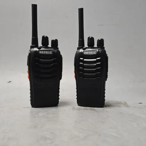 SET OF 6 SYNIC WALKIE TALKIES 